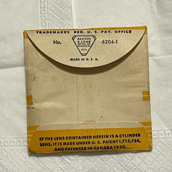 1930 Vintage orthogon opthalmic lens bausch and lomb KZ145 - Picture 5 of 6